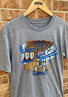 Rally Lawrence Graphite Atrium Building Short Sleeve Fashion T Shirt