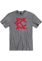 Rally Kansas City Monarchs Graphite KC All Nations Short Sleeve Fashion T Shirt