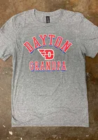 Dayton Flyers Graphite Shadow Arc Grandpa Short Sleeve T Shirt