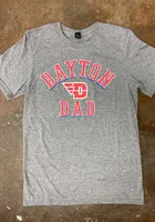 Dayton Flyers Graphite Shadow Arc Dad Short Sleeve T Shirt