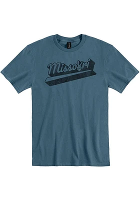 Missouri Blue Peace Short Sleeve Fashion T Shirt