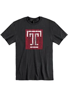 Temple Owls Black Logo Short Sleeve T Shirt