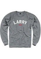 Lawrence Mens Graphite Larry Ville Long Sleeve Crew Sweatshirt