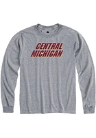 Rally Central Michigan Chippewas Grey Loud Long Sleeve T Shirt
