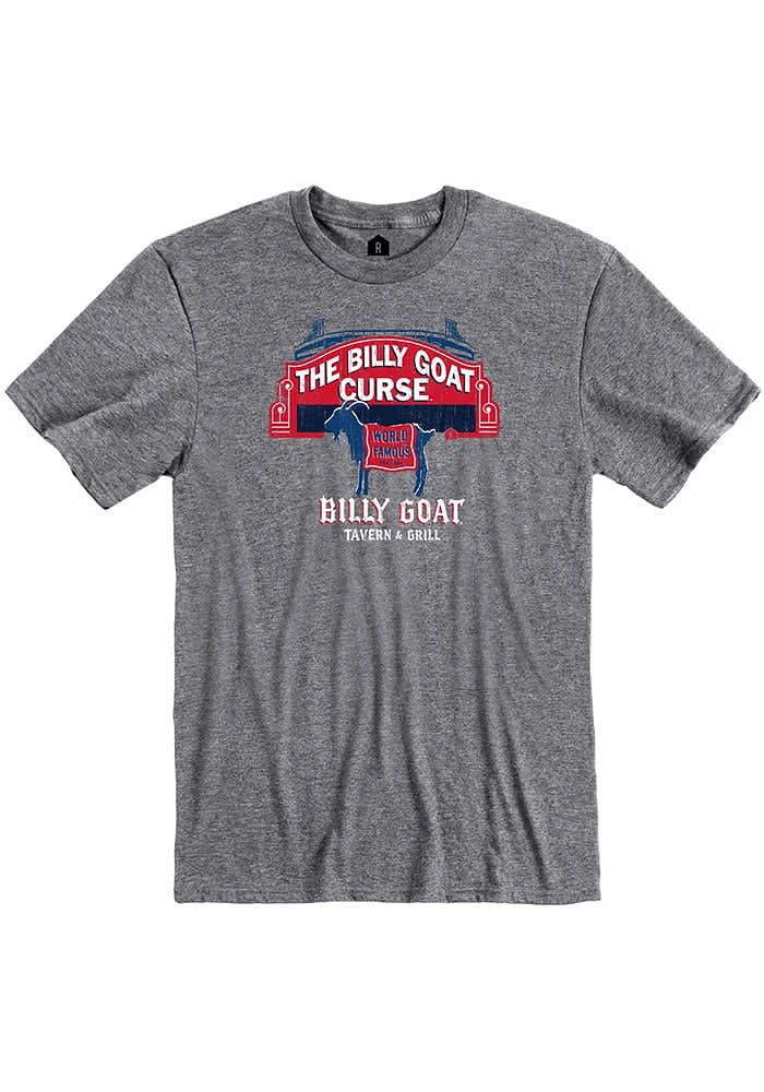 Rally Chicago Graphite Billy Goat Curse Short Sleeve Fashion T Shirt