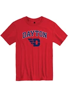 Rally Dayton Flyers Red Arch Mascot Short Sleeve T Shirt