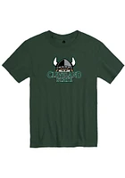 Rally Cleveland State Vikings Green Team Logo Short Sleeve T Shirt
