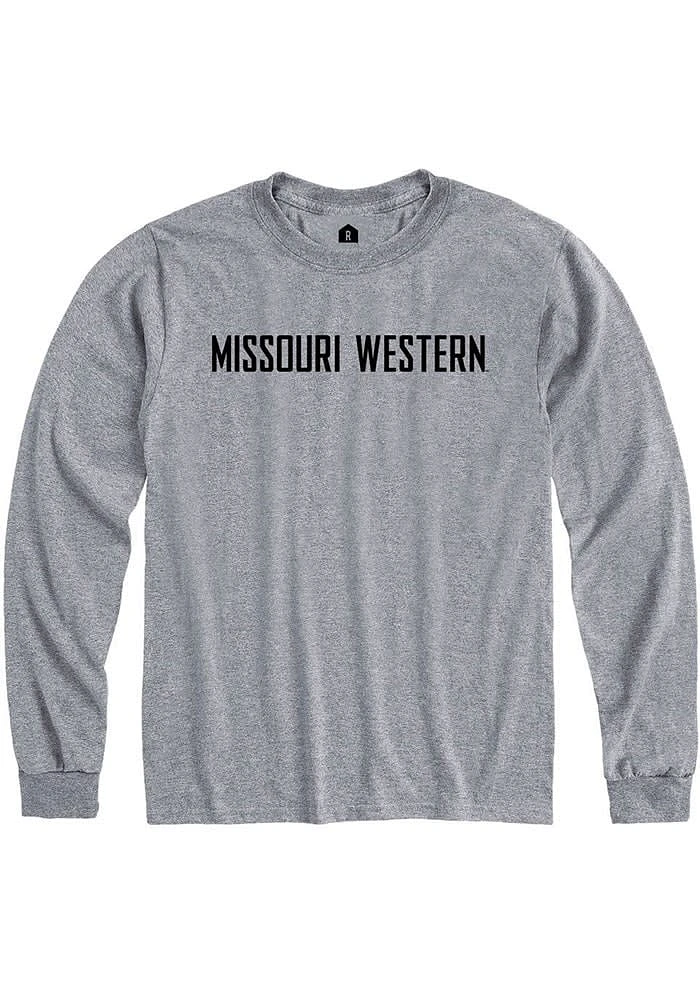 Rally Missouri Western Griffons Grey Loud Long Sleeve T Shirt