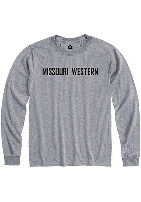 Rally Missouri Western Griffons Grey Loud Long Sleeve T Shirt