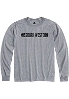 Rally Missouri Western Griffons Grey Loud Long Sleeve T Shirt