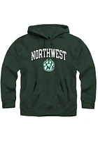 Rally Northwest Missouri State Bearcats Mens Fleece Arch Mascot Long Sleeve Hoodie