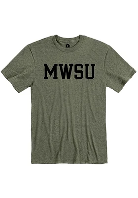 Rally Missouri Western Griffons Olive Ringspun Block Name Short Sleeve T Shirt