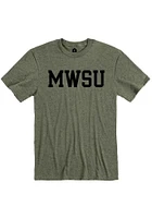 Rally Missouri Western Griffons Olive Ringspun Block Name Short Sleeve T Shirt