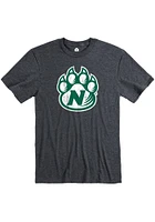 Rally Northwest Missouri State Bearcats Grey Center Ringspun Distressed Logo Short Sleeve T Shirt