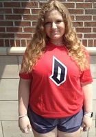 Rally Duquesne Dukes Red Ringspun Team Logo Short Sleeve T Shirt