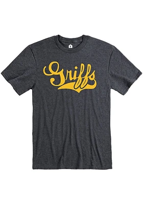 Rally Missouri Western Griffons Charcoal Ringspun Team Logo Short Sleeve T Shirt