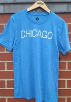 Rally Chicago Blue Disconnected Short Sleeve Fashion T Shirt