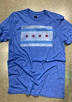 Chicago City Flag Short Sleeve Fashion T Shirt