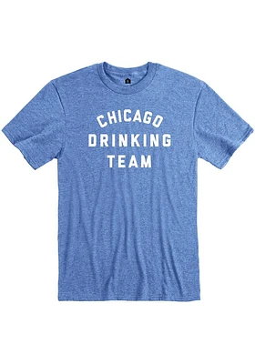 Rally Chicago Blue Drinking Team Short Sleeve Fashion T Shirt