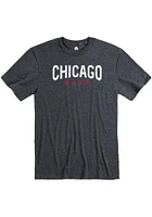 Rally Chicago Grey Arch Stars Short Sleeve Fashion T Shirt