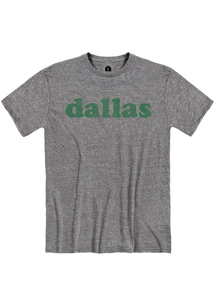 Dallas Ft Worth Grey Retro Short Sleeve Fashion T Shirt