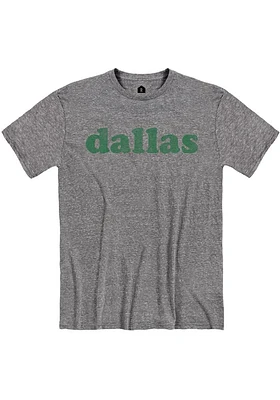 Dallas Ft Worth Grey Retro Short Sleeve Fashion T Shirt