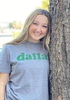 Dallas Ft Worth Grey Retro Short Sleeve Fashion T Shirt