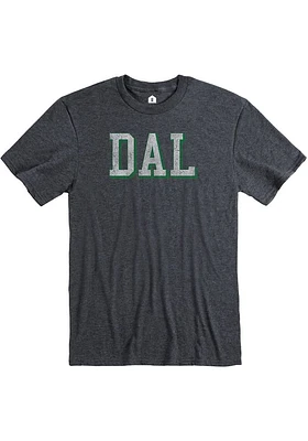 Rally Dallas Ft Worth Grey Block Short Sleeve Fashion T Shirt