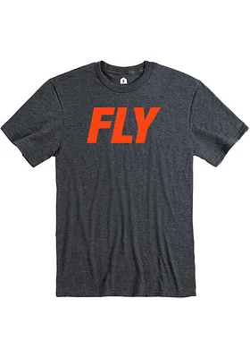 Rally Philadelphia Grey Fly Short Sleeve Fashion T Shirt