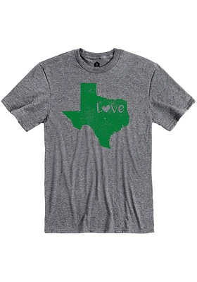 Rally Texas Grey State Love Short Sleeve Fashion T Shirt