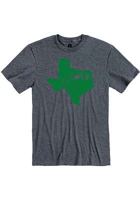 Rally Texas Navy Blue State Love Short Sleeve Fashion T Shirt