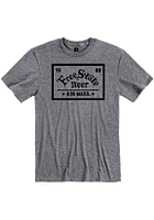 Rally Lawrence Graphite Logo and Quote Short Sleeve Fashion T Shirt
