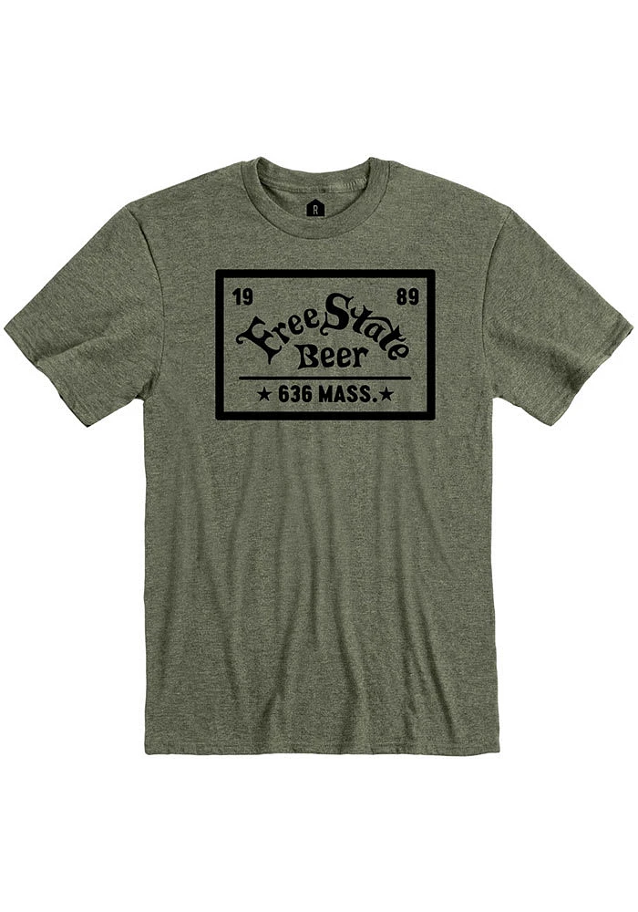 Rally Lawrence Olive Logo and Quote Short Sleeve Fashion T Shirt
