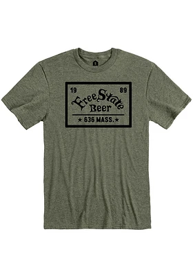 Rally Lawrence Olive Logo and Quote Short Sleeve Fashion T Shirt