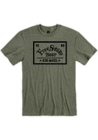 Rally Lawrence Olive Logo and Quote Short Sleeve Fashion T Shirt