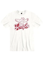 Rally Temple Owls White Vault Short Sleeve Fashion T Shirt