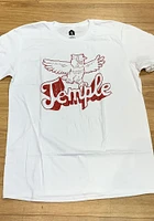 Rally Temple Owls White Vault Short Sleeve Fashion T Shirt