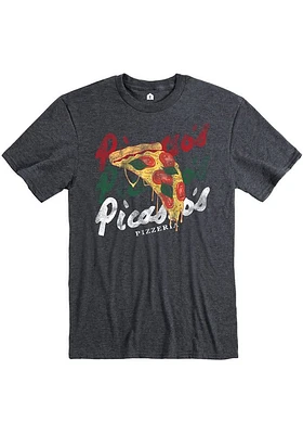 Rally Wichita Grey Pizza Slice Short Sleeve Fashion T Shirt