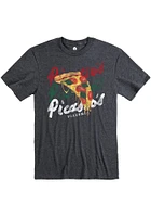Rally Wichita Grey Pizza Slice Short Sleeve Fashion T Shirt