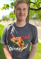 Rally Wichita Grey Pizza Slice Short Sleeve Fashion T Shirt