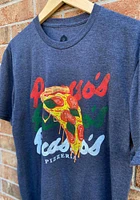 Rally Wichita Grey Pizza Slice Short Sleeve Fashion T Shirt