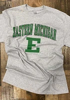Eastern Michigan Eagles Grey Arch Mascot Short Sleeve T Shirt