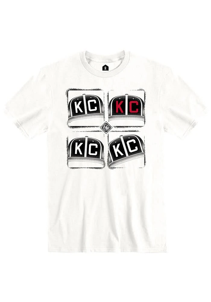 Rally Kansas City Monarchs White Warhol BW Short Sleeve Fashion T Shirt