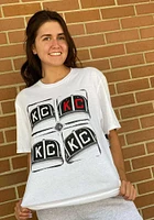 Rally Kansas City Monarchs White Warhol BW Short Sleeve Fashion T Shirt