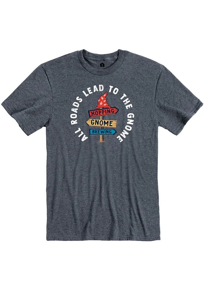 Rally Wichita Navy Blue All Roads Short Sleeve Fashion T Shirt
