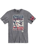 Rally Kansas City Monarchs Graphite Game Poster Short Sleeve Fashion T Shirt