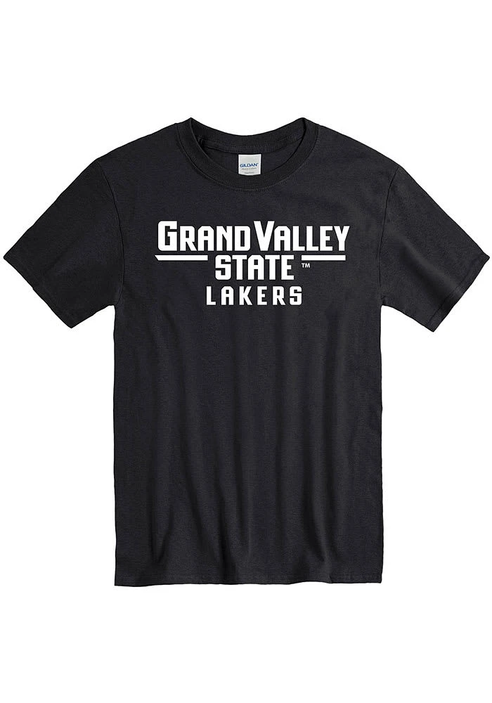 Grand Valley State Lakers Black Rally Loud Short Sleeve T Shirt