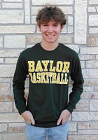Baylor Bears Green Basketball Long Sleeve T Shirt