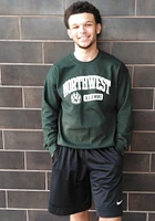 Northwest Missouri State Bearcats Mens Green Alumni Long Sleeve Crew Sweatshirt