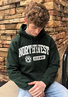 Northwest Missouri State Bearcats Mens Green Alumni Long Sleeve Hoodie